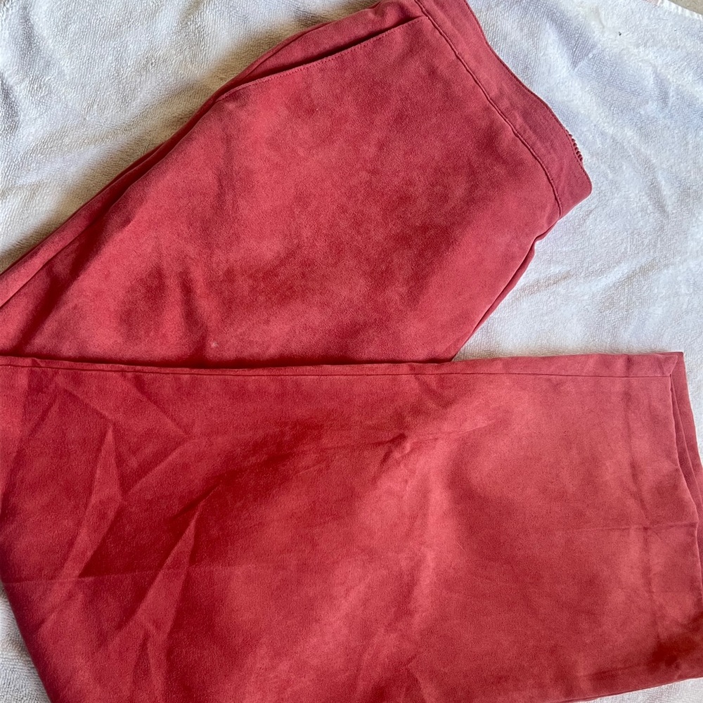 Dusty pink slacks